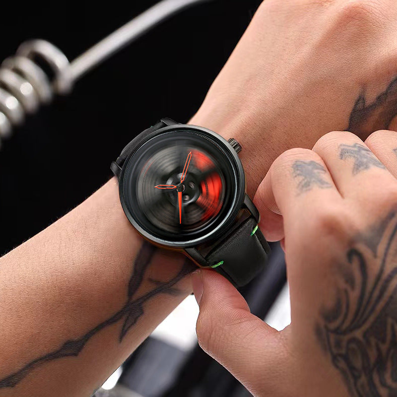 Men's Watch with car disk