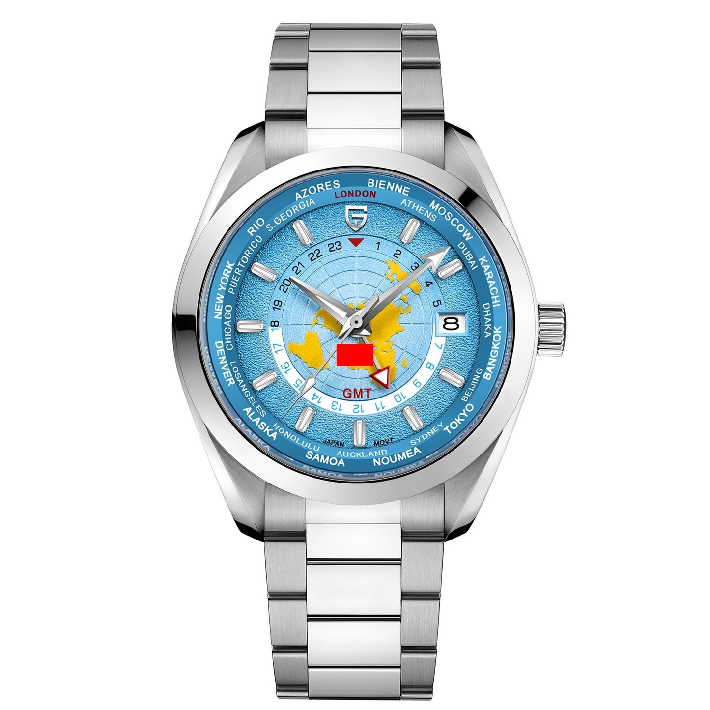 Mechanical GMT Dual Time Zone Watch