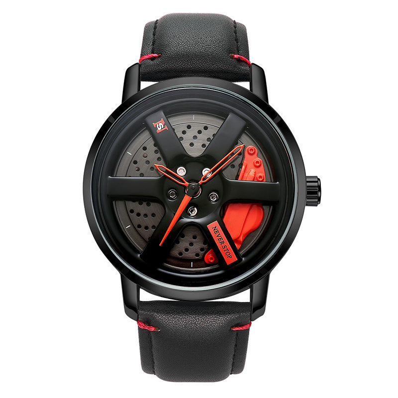 Men's Watch with car disk