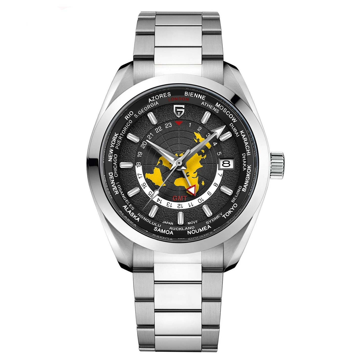 Mechanical GMT Dual Time Zone Watch