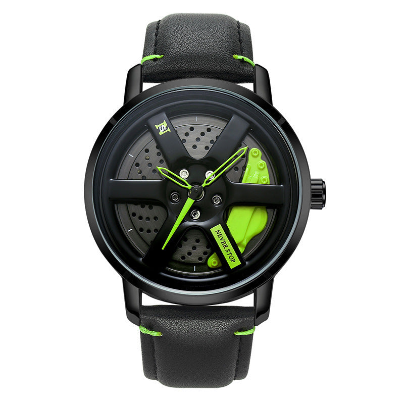 Men's Watch with car disk