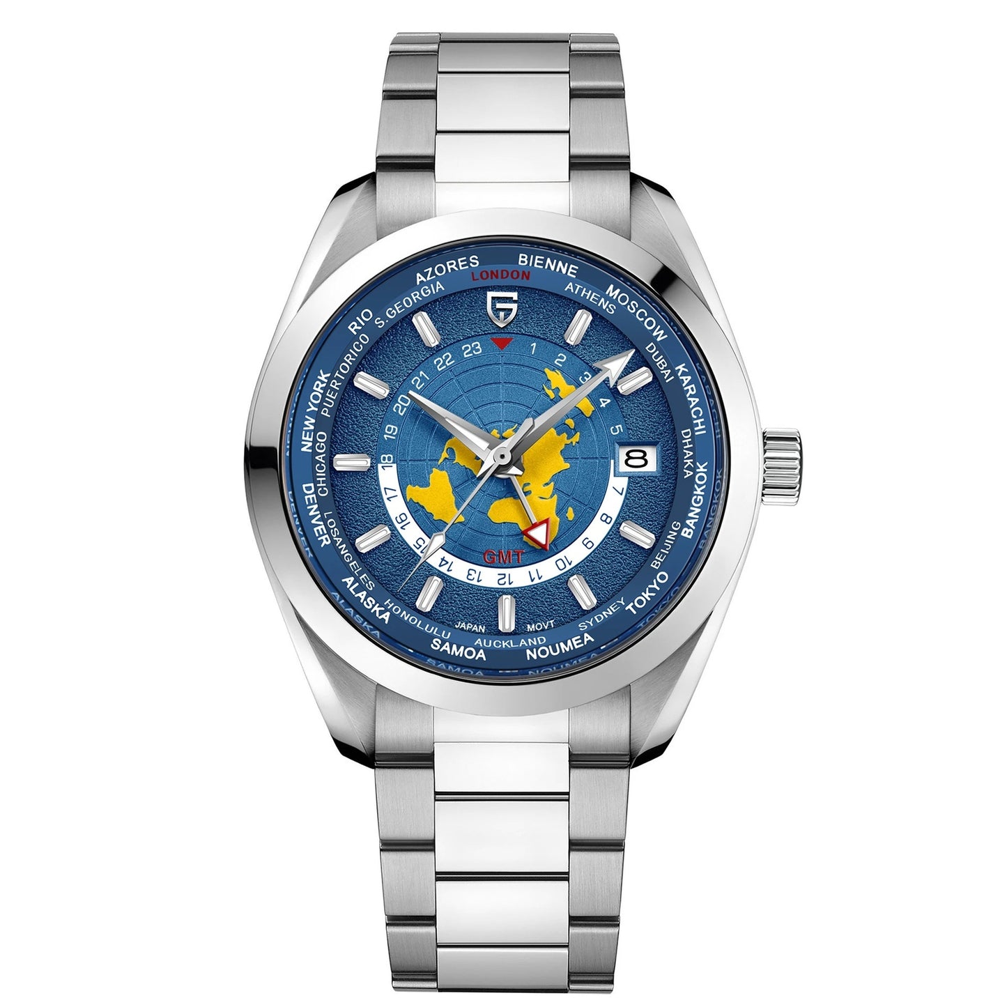 Mechanical GMT Dual Time Zone  Watch