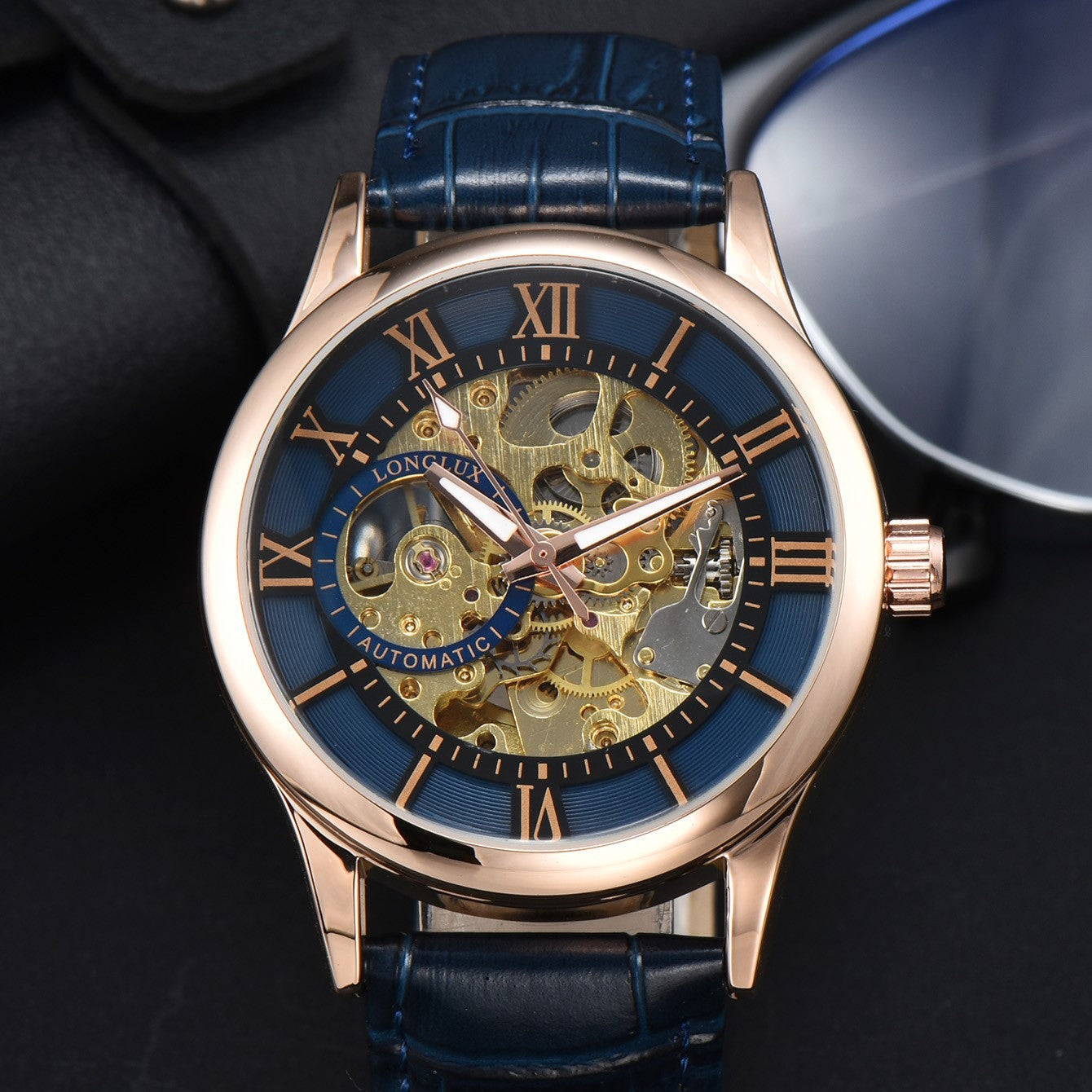 Men's Mechanical Watch Roman Scale