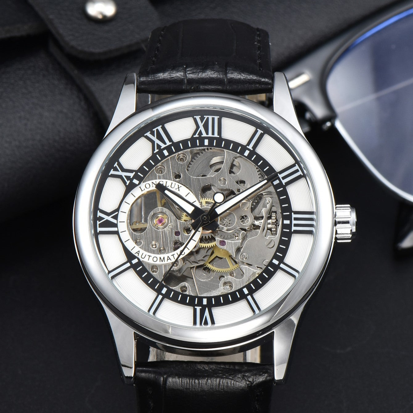 Men's Mechanical Watch Roman Scale