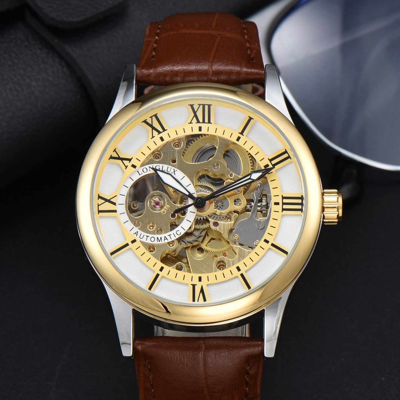 Men's Mechanical Watch Roman Scale