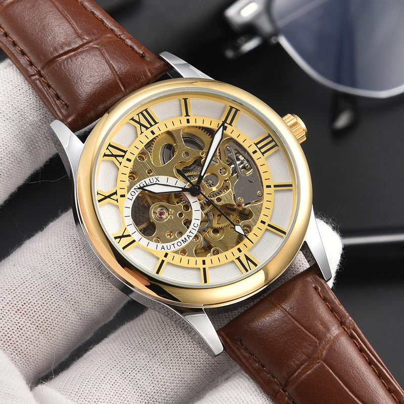 Men's Mechanical Watch Roman Scale