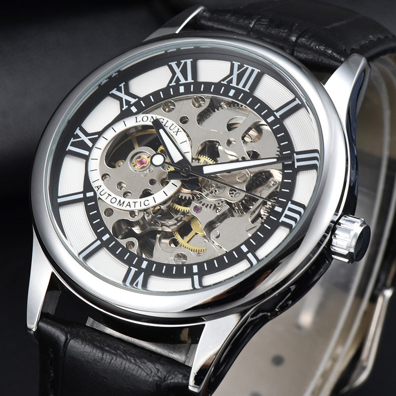 Men's Mechanical Watch Roman Scale